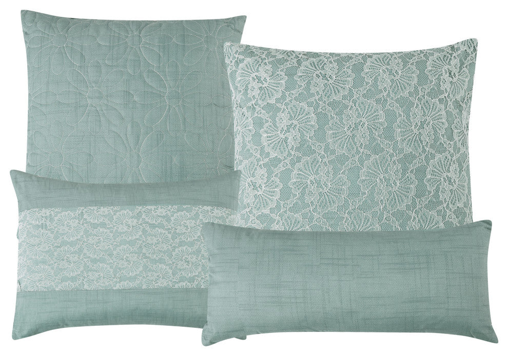 Brenda 7 Pieces Comforter Set, Queen