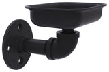 Pipeline Wall Mounted Soap Dish, Matte Black