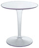 Modern Contemporary Living Room Side Table Clear