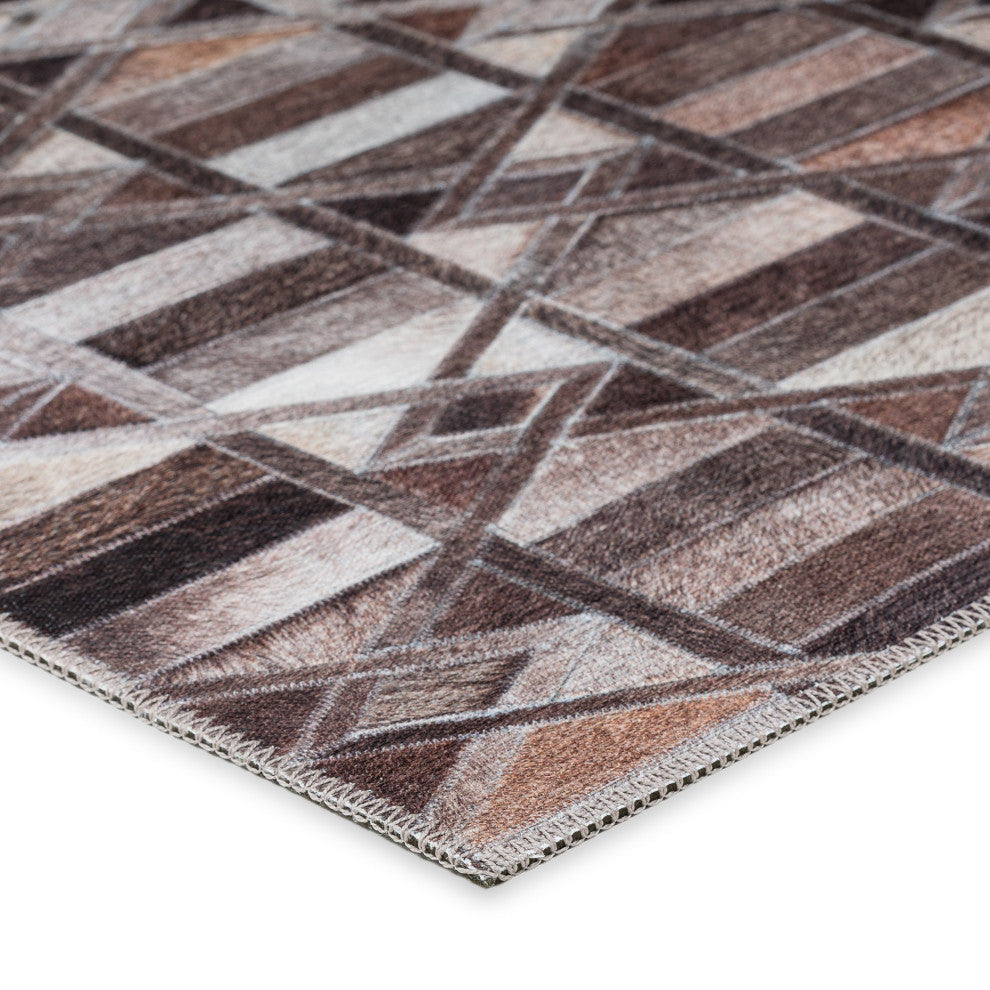 Indoor/Outdoor Stetson SS4 Flannel Machine Washable 8' x 8' Round Rug