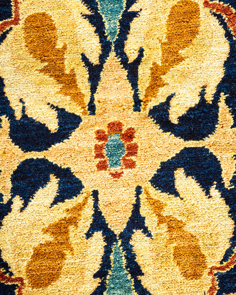 Mogul, One-of-a-Kind Hand-Knotted Area Rug Blue, 12' 0" x 15' 1"