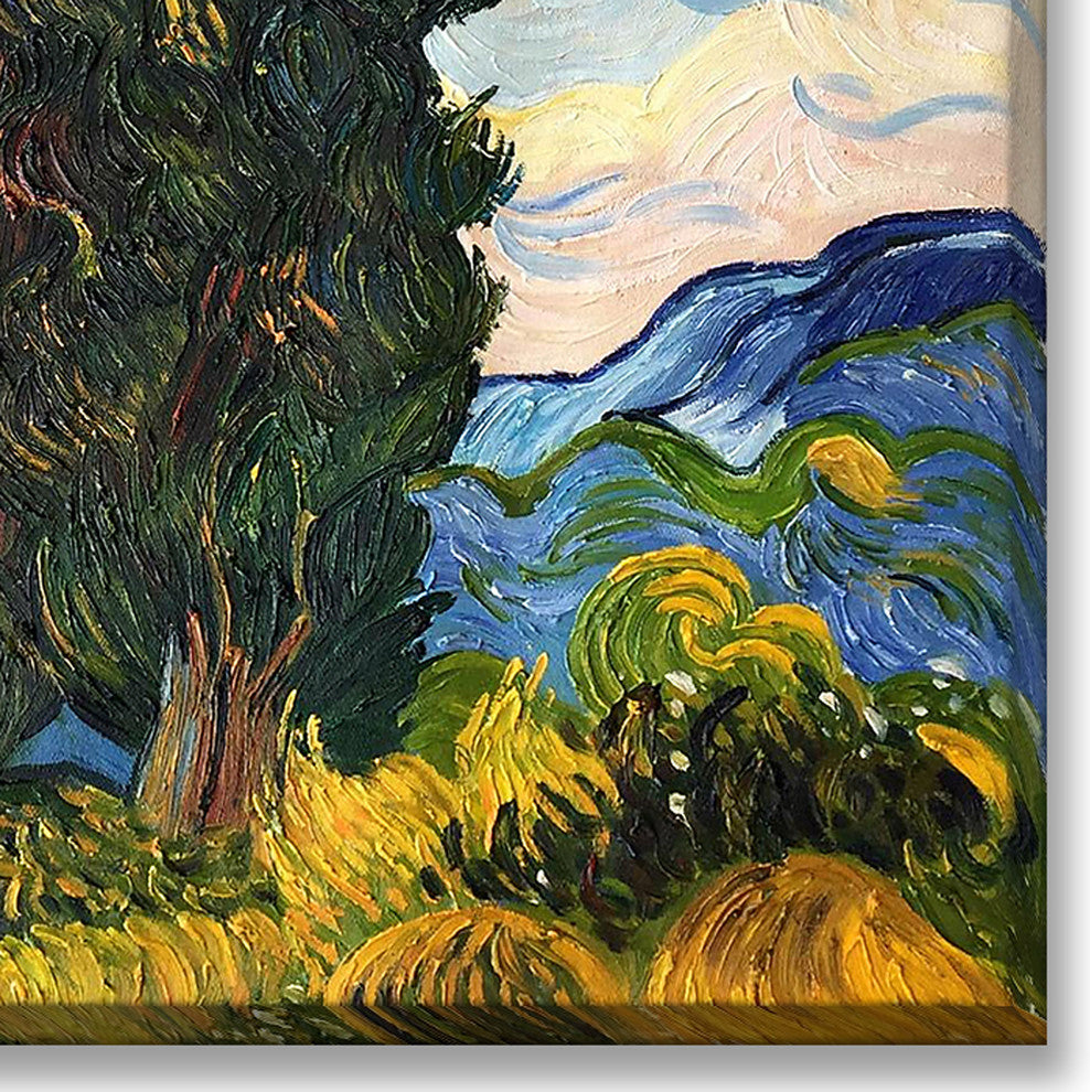 Two Cypresses