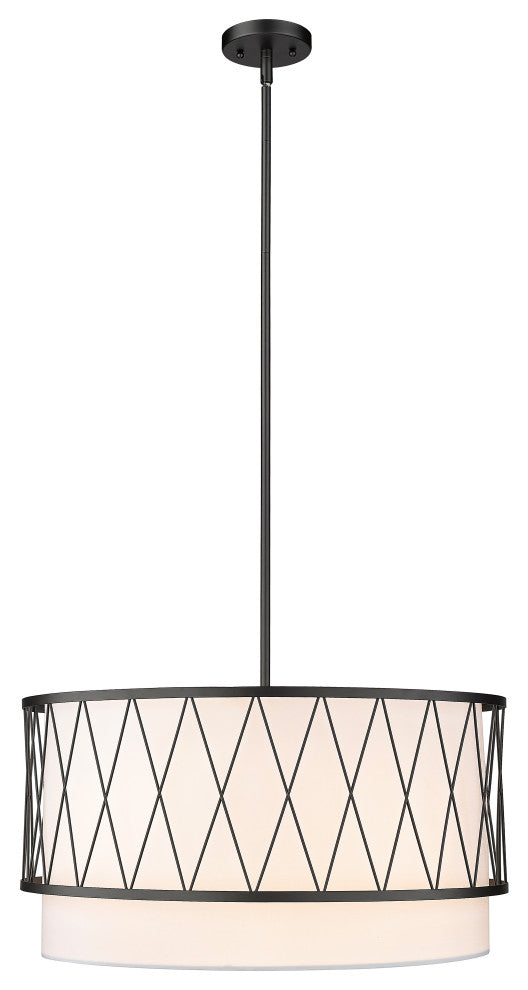 Zlite 198-24MB 4-Light Pendant, White