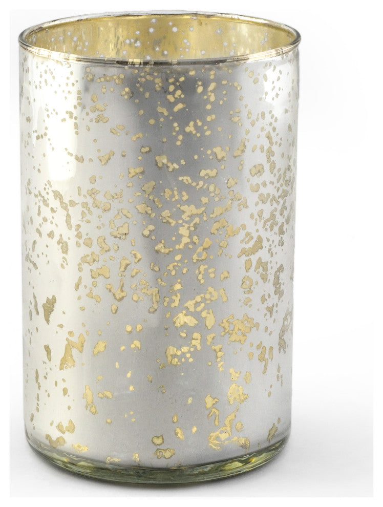 3.5in x 6in Silver Cylinder