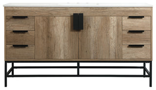 Home Living 22" Modern Natural Oak-Light Bathroom Vanity