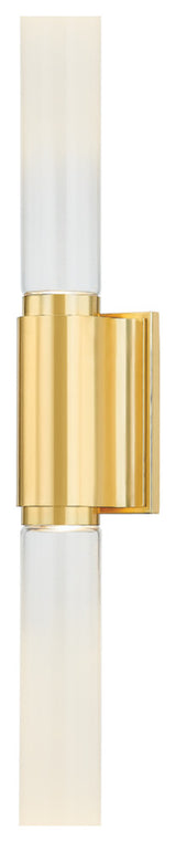 Hudson Valley Lighting Colrain 31.75" Wall Sconce Aged Brass