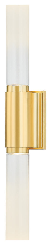 Hudson Valley Lighting Colrain 31.75" Wall Sconce Aged Brass