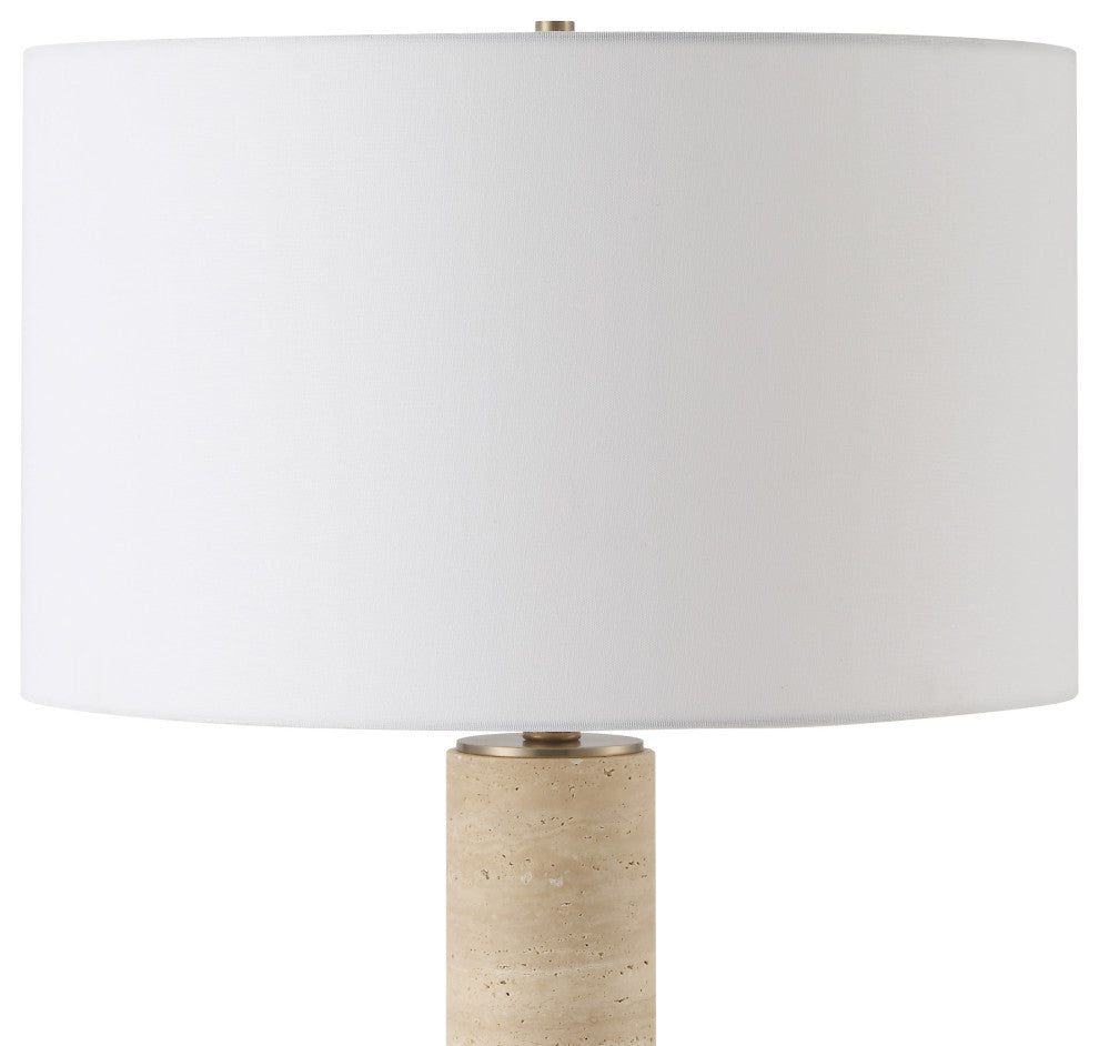 Uttermost Knox Travertine Floor Lamp