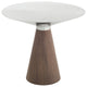 Iris Silver Metal Side Table, HGNA560