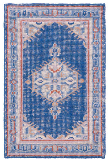 Surya Zahra ZHA-4003 5'6"x8'6" Rug, Dark Blue/Bright Red/Mauve/Camel/Denim/Khaki