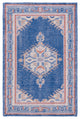 Surya Zahra ZHA-4003 5'6"x8'6" Rug, Dark Blue/Bright Red/Mauve/Camel/Denim/Khaki