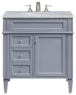 Elegant Lighting VF-1025 Park Ave 32" - Grey