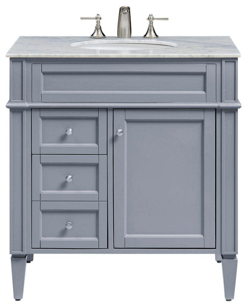 Elegant Lighting VF-1025 Park Ave 32" - Grey