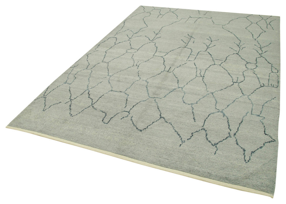 Rug N Carpet - Handmade Decorative 6' 2'' x 9' 1'' Moroccan Area Rug