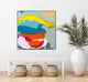 "Free Falling" Framed Canvas by Giant Art 30"x30"