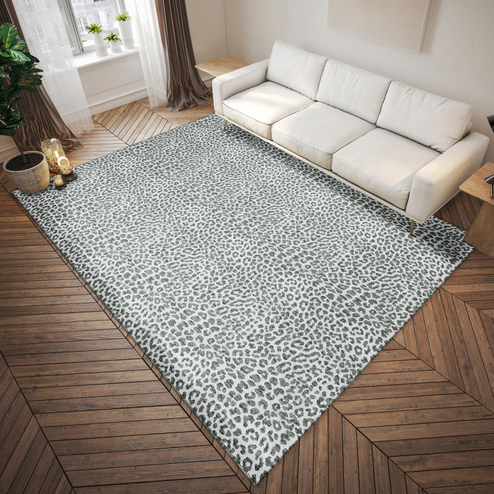 Indoor/Outdoor Mali ML2 Flannel Machine Washable 5' x 7'6" Rug