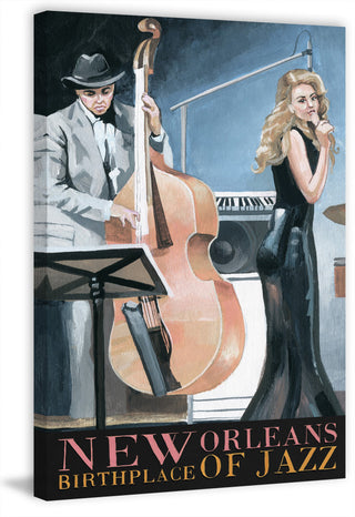 "Sing and Play" Painting Print on Wrapped Canvas, 16x24