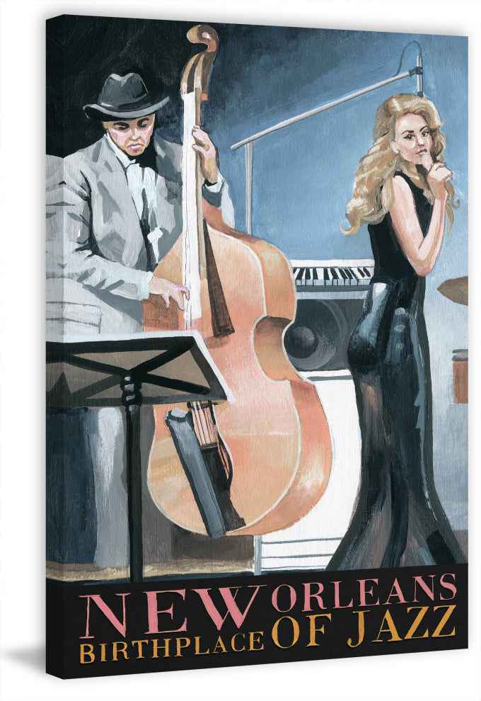 "Sing and Play" Painting Print on Wrapped Canvas, 16x24