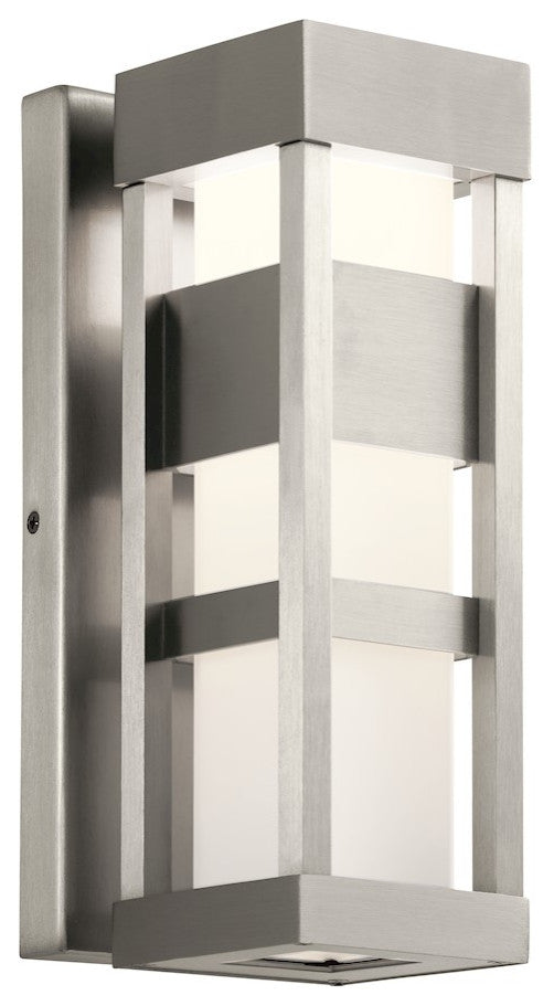 Kichler 59035BALED LED Outdoor Wall Mount, Brushed Aluminum Finish