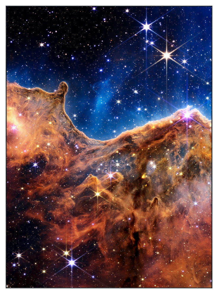 The James Webb Space Telescope Art Area Rug, 7.5'x10.3'