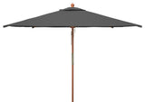 Safavieh Velop 7.5 Ft Wood Umbrella, Grey