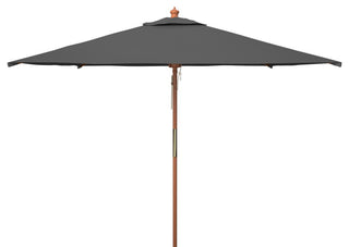 Safavieh Velop 7.5 Ft Wood Umbrella, Grey