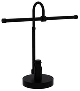 Tribecca 2 Arm Guest Towel Holder, Matte Black