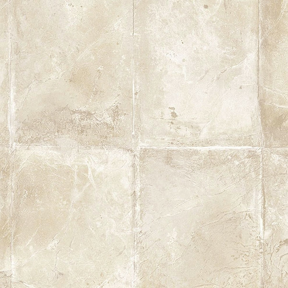 Texture Style 2, Modern Damask Faux Cream Wallpaper Sample