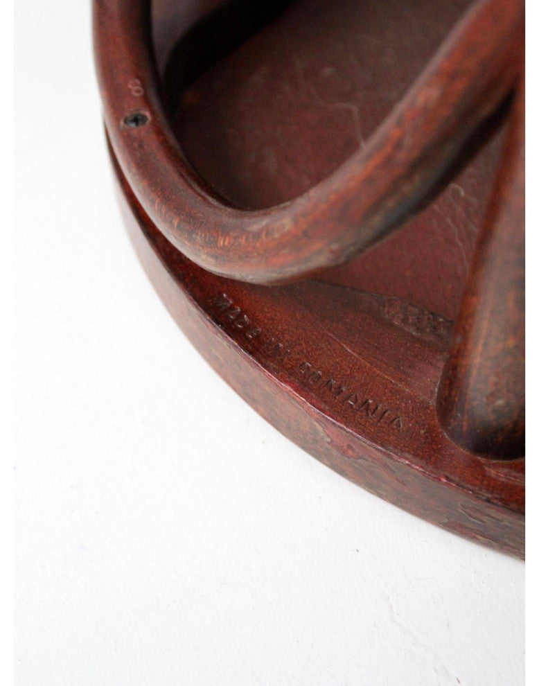 Consigned, Vintage Bentwood Stools Pair