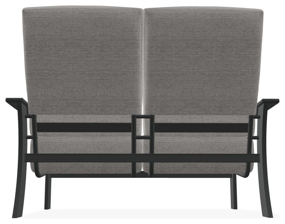 St. Catherine Deep Seat Outdoor Loveseat, Rain Graystone/Graphite