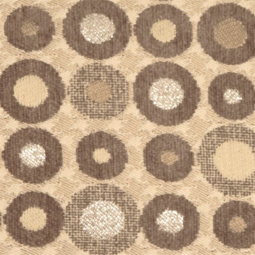 Pillow Decor - Houndstooth Spheres Throw Pillow, Brown, 18" X 18"