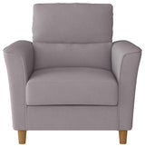 CorLiving Georgia Light Grey Upholstered Accent Chair