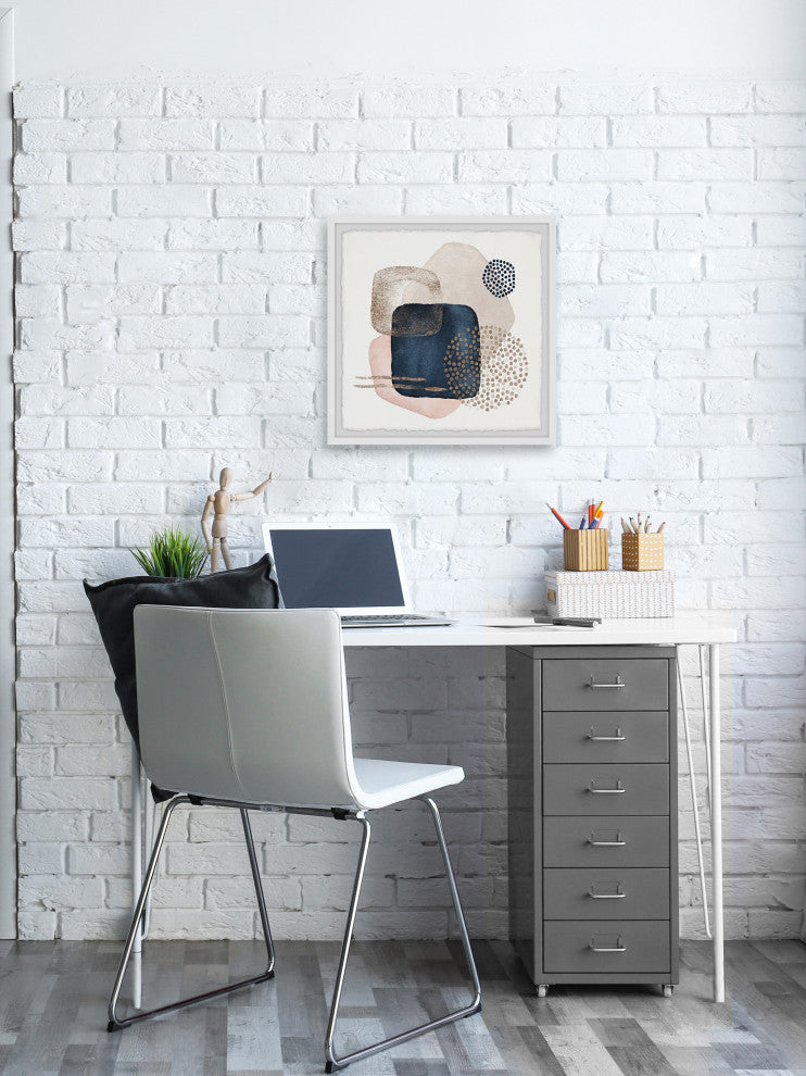 "Infinite Layers" Framed Painting Print, 18x18