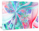 Multi Color Fractal Exotic Plant Stems, Abstract Canvas Art Print, 20x12