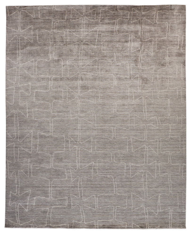 Weave & Wander Inger Taupe/Ivory 5'x8' Rug