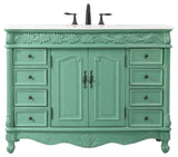 Elegant Lighting VF-1039-VW Bordeaux 48" - Vintage Mint