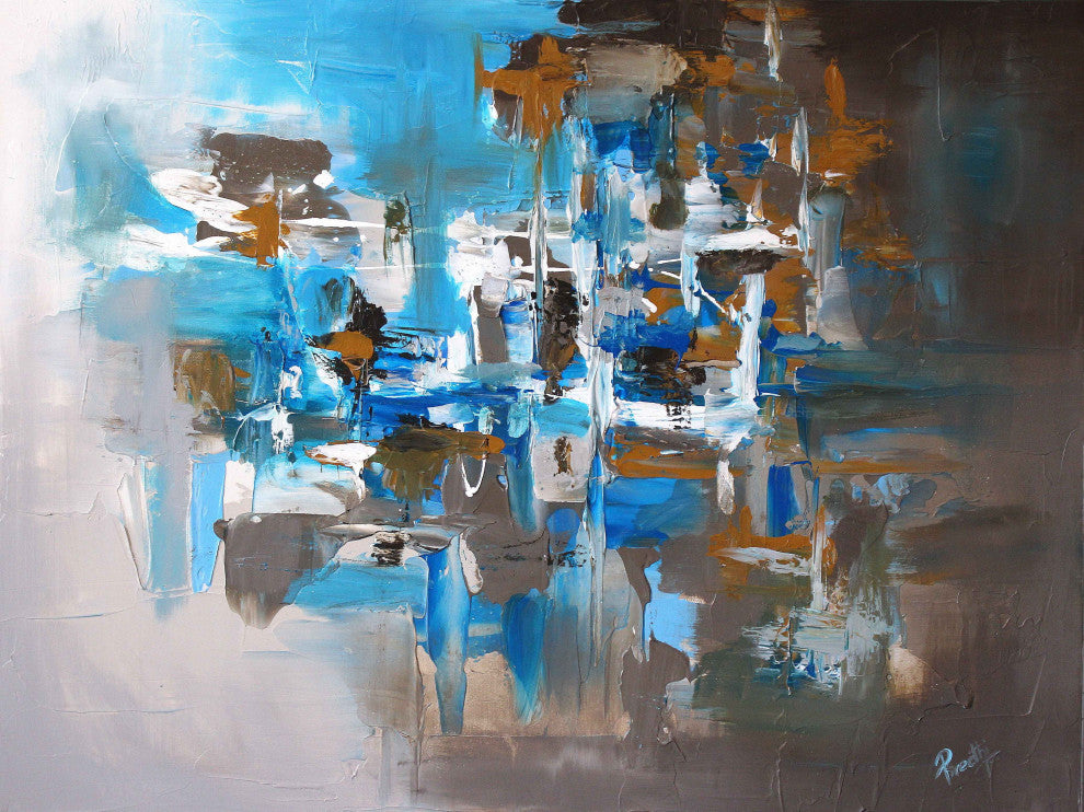 40"x 30" Skyland  Original Large Modern Painting