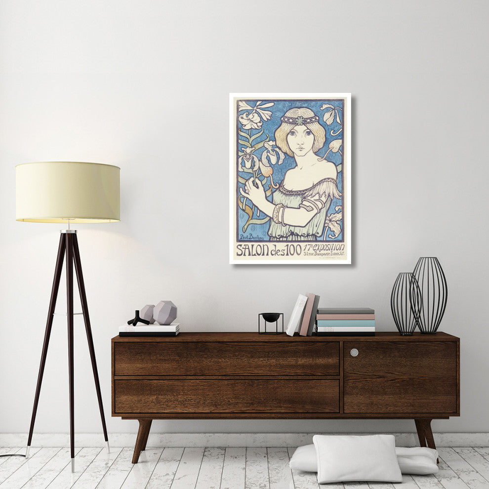 "Salon des Cent" Digital Paper Print by Paul Berthon, 30"x42"