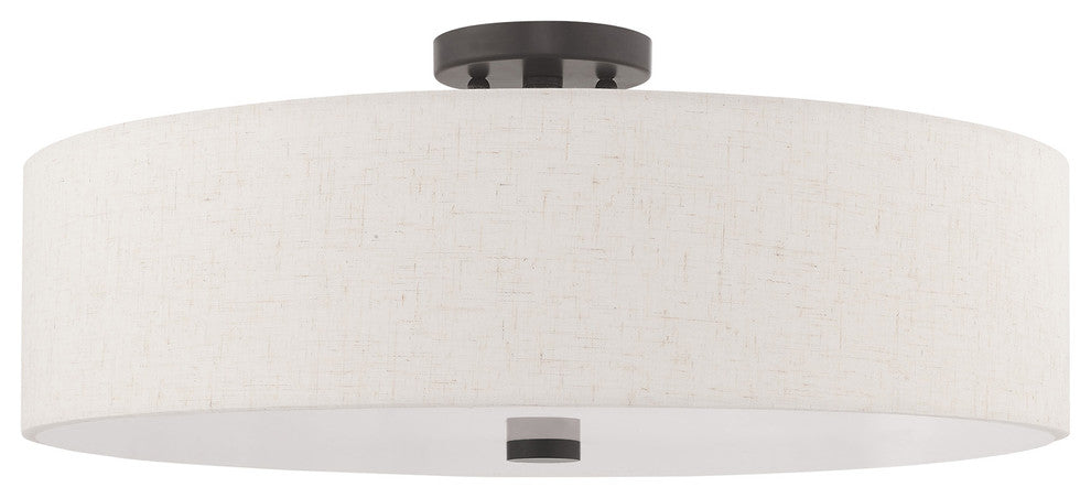 Livex Lighting English Bronze 5-Light Ceiling Mount