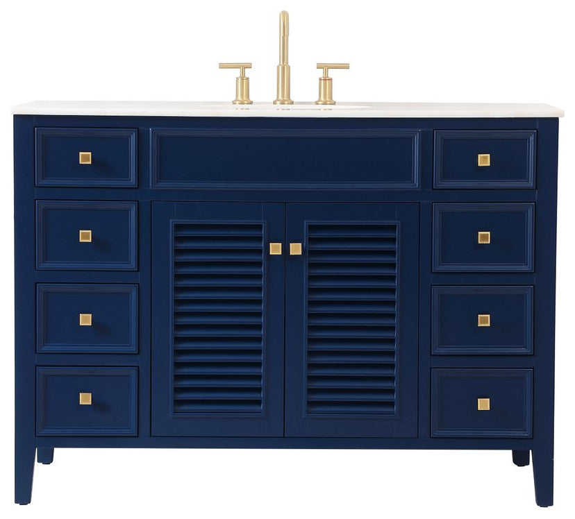 Elegant VF10448BL 48"Single Bathroom Vanity, Blue