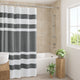 Madison Park Spa Waffle Shower Curtain With 3M Treatment