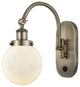 Innovations 918-1W-AB-G201-6 1-Light Sconce, Antique Brass