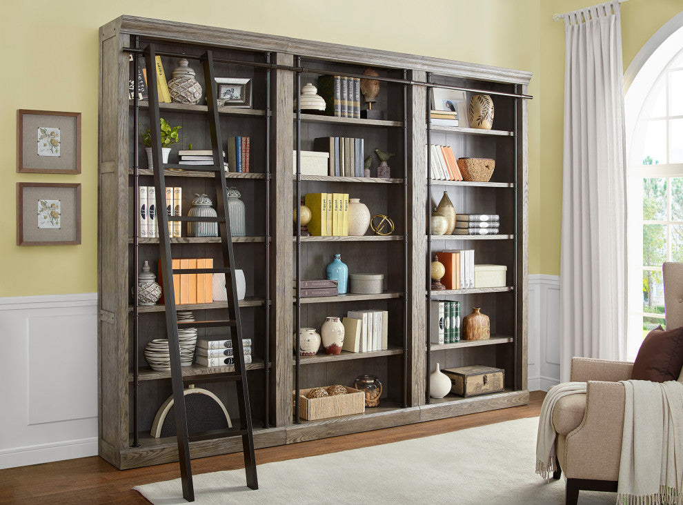 Avondale 8' Tall Wood Bookcase Storage