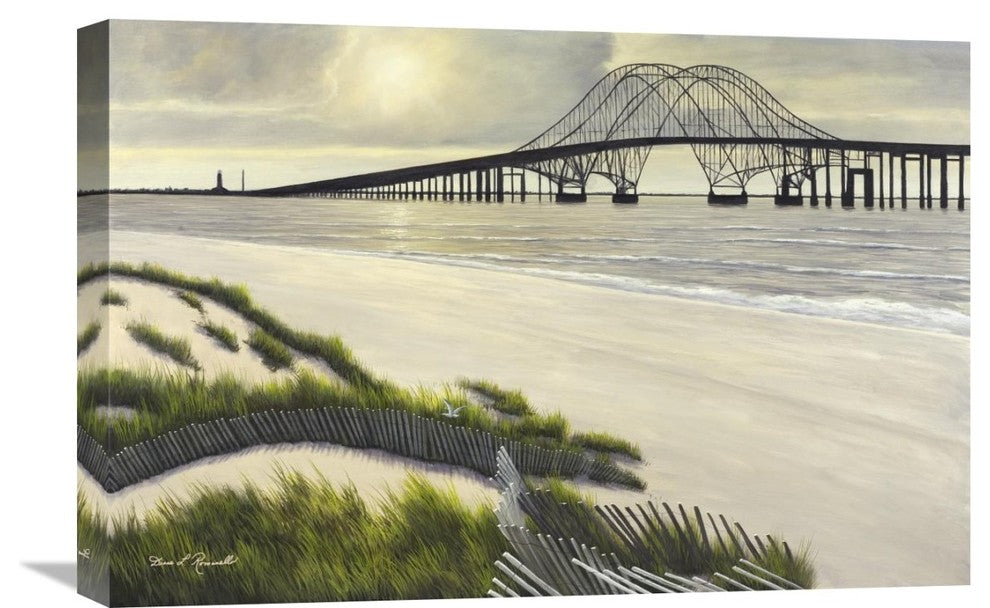 "Long Island Life" Stretched Canvas Giclee by Diane Romanello, 24"x16"