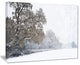 "Christmas Winter Snow" Canvas Print
