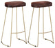 vidaxL Gavin Bar Stools 2-Pieces Solid Mango Wood