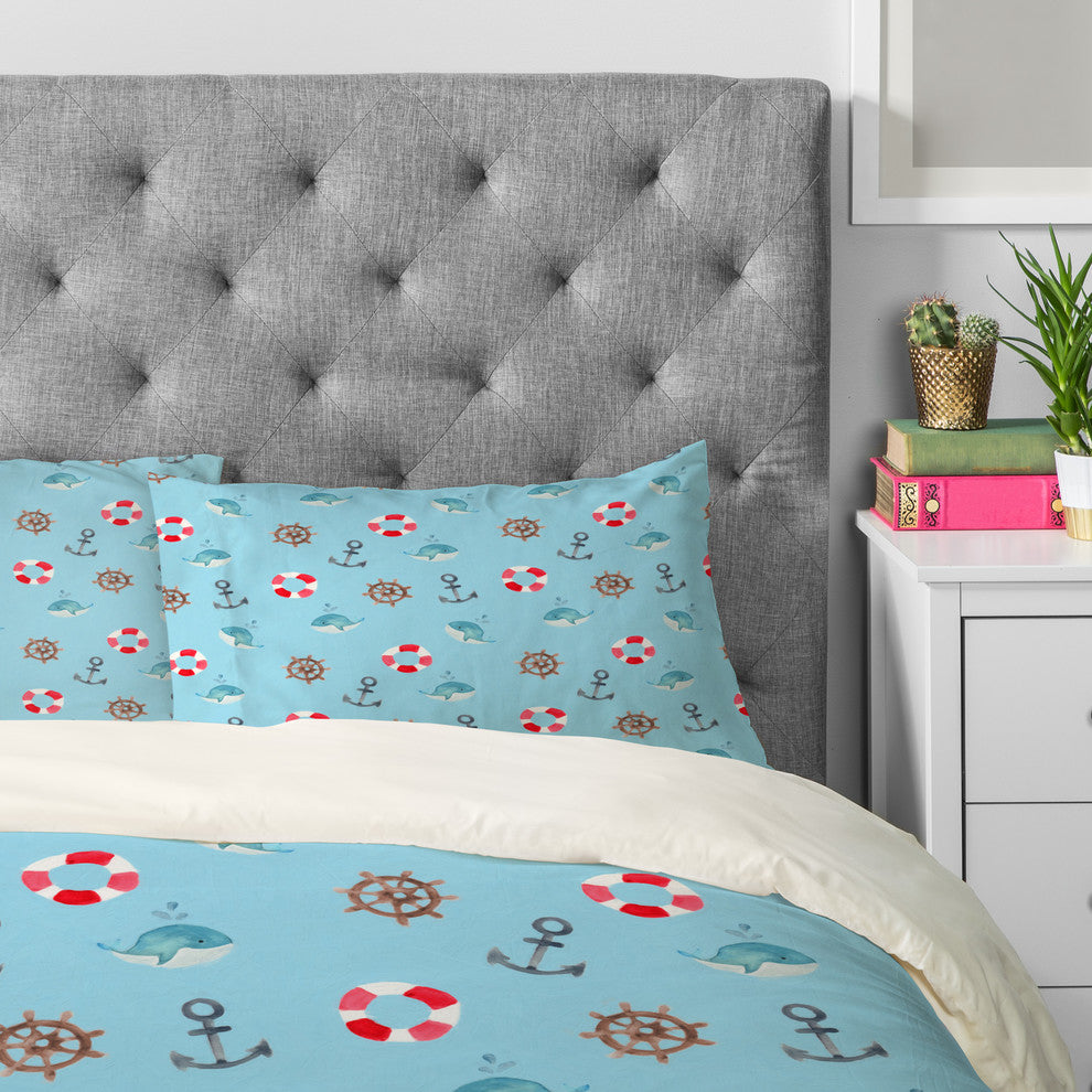Deny Designs Wonder Forest Nautical Necessities Pillowcase
