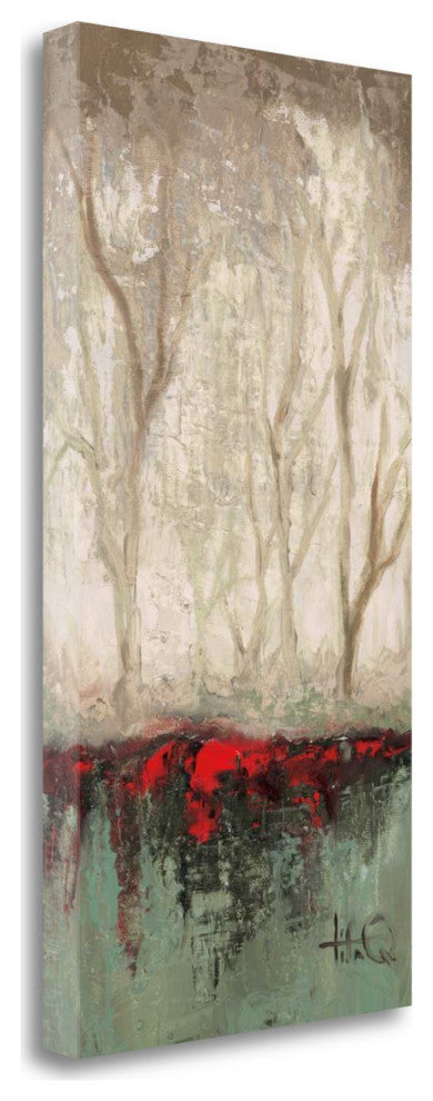 Abstract Roots in the Forest Watercolor 4 Giclee Wrap Canvas Wall Art