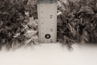 eCarpetGallery Shag Area Rug, Dark Grey, 5'3" x 7'3"