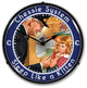 BOR1408537 Chessie Sleep Like a Kitten Clock